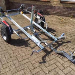 Remorque à vélo pour le transport de 2 vélos électriques