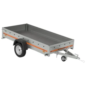 Remorque TEMA simple essieu 264x126 cm ECO 2612 basculante